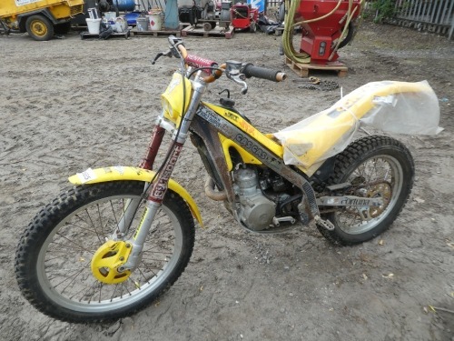 Gas Gas Fortuna 125cc trials bike, c/w new mudguards