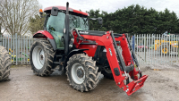 Case IH Maxxum 100 loader tractor, c/w front suspension and Quicke Q46 loader, 7564 hours