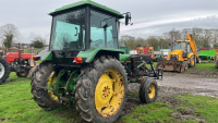 John Deere 2140 tractor c/w loader & Euro 8 headstock - 2