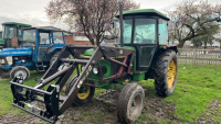 John Deere 2140 tractor c/w loader & Euro 8 headstock - 5