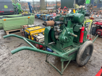 B.E.N portable Petter petrol engined compressor