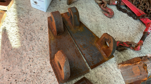 Weld on David Brown quick fit brackets