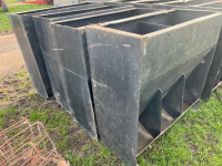 4 plastic pig feed hoppers - 2