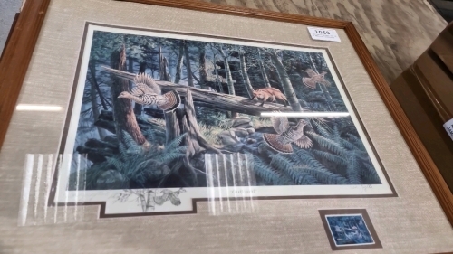 Ken Zylla prints set of 4 American gamebirds