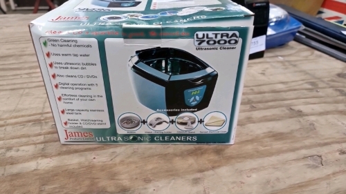 James Ultra 7000 ultrasonic cleaner, brand new in box