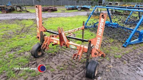 Opico grass harrow, folding frame