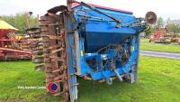 Lemken Solitaire 9 4m folding power harrow disc drill combination, control box in office