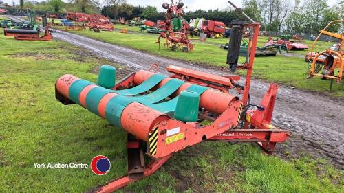 Kverneland UN 7558 bale wrapper, remote control boxes in office