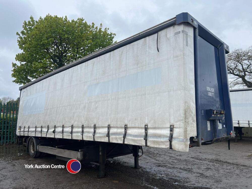 30ft Don Burr single axle curtainside trailer, 2012, MOT etc in office ...