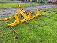 Four round bale tractor bale spike - 2