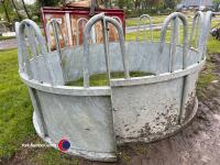 Cattle tombstone ring feeder