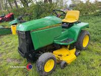 John Deere 415 diesel 3-cylinder hydrostatic with rear PTO shaft, new radiator and battery