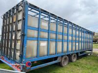 JPM 30ft livestock trailer, 2 doors, high speed axles, air and oil brakes, tested every year, 2013 - 4