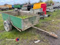Wooden 6x4 car trailer