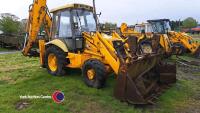 JCB 3CX Sitemaster Turbo 4wd digger c/w buckets and log book, 9228 hours