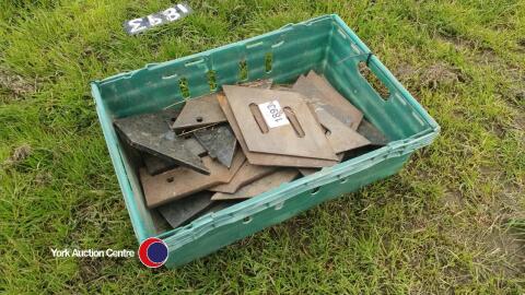 Box of cultivator metal