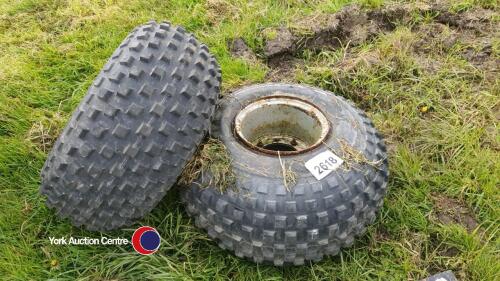 22x11.00 -8 low ground pressure wheels, King tyres