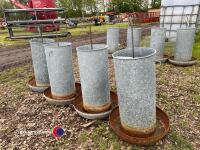 4 x poultry tube feeders - 3