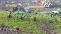 WestMac Z550D 4-rotor hay tedder
