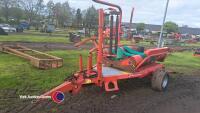 Kverneland 7515 bale wrapper, 750mm film, electric controls, control box in office