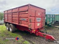 Redrock 14.5T tipping trailer with silage sides, 2004