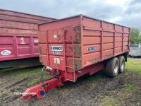 Redrock 14.5T tipping trailer with silage sides, 2004 - 2