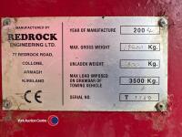 Redrock 14.5T tipping trailer with silage sides, 2004 - 7