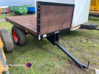 6x3 trailer for compact tractor or quad, new boards and paint