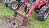 Massey Ferguson 390 4wd tractor c/w MF 880 loader, 5900 hours, M36 GTL, PTO & key in office - 2