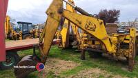 JCB 3C digger. No steering wheel. - 4