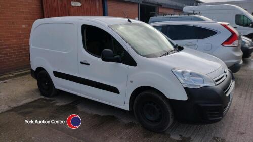 2018 Citroen Berlingo Enterprise 1.6 HDi -1 owner from new - MOT 20.02.25, DAB, cruise control, air conditioning, reversing sensors - 00’s 155582 - HPi Clear - LA67HAO
