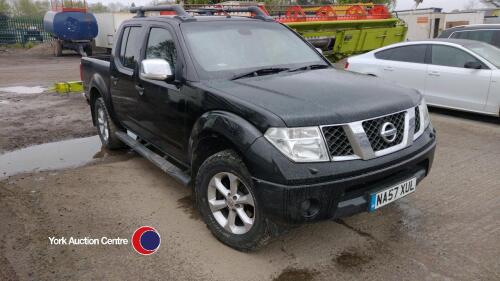 2007 Nissan Navara Outlaw 2.5 Double Cab Pick-Up - 4 former keepers - HPi clear - MOT 12.02.25 - 00’s 159862 - c/w bluetooth, cruise control, new clutch and timing chain less than a year ago, chassis plated and strengthened, Reg - NA57XUL