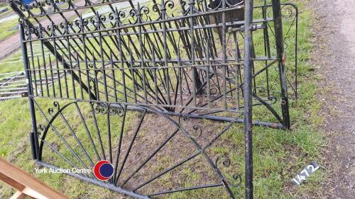 Pair of 7ft 10' wrought iron gates