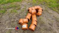 20 x 100mm diameter drainage couplings