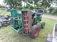 Diesel Ransome ride on gang mowers
