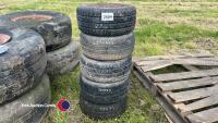 5x 195/55R10C wheels and tyres for Graham Edwards trailer