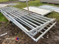 4x 11ft - 12ft metal sheep hurdles