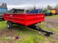 3T tipping trailer on flotation wheels