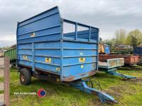 NC single axle grain trailer with silage sides