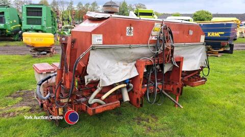 6 row maize drill, control box in office