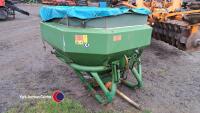 Amazone ZAF 1204 R fertiliser spreader, hydraulic shut off, top extension, top cover