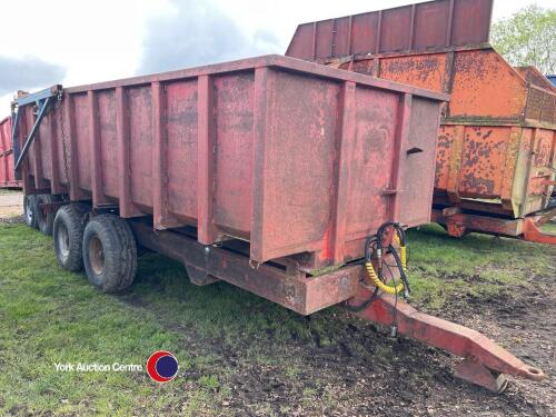 Triffitt 10T twin axle tipping trailer
