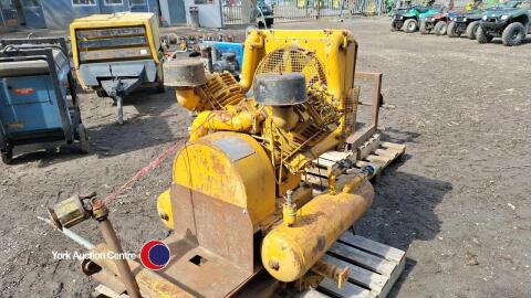 Large volume, tractor mounted pto driven compressor, working order