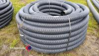 100mm x 100m of perforated land drainage coil