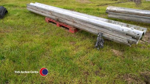 10 x lengths of Armco barrier