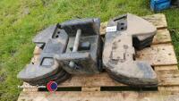 Case tractor weights