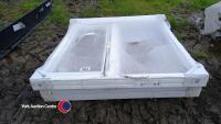2 x wood windows no glass 4ft x 4ft