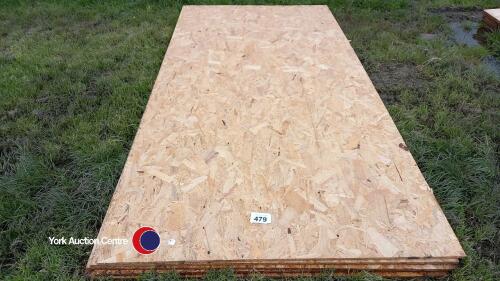 5x 8ft x 4ft OSB sheets