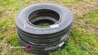2 Vaderstad Trelleborg 690x170-15 ribbed tyres