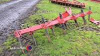 Terra Tech 4m tool bar for 4m Vaderstad with legs and points, good condition - 2